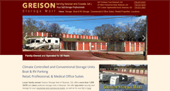 Desktop Screenshot of greisonstorage.com